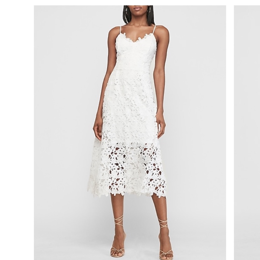 NWT Express floral lace dress.